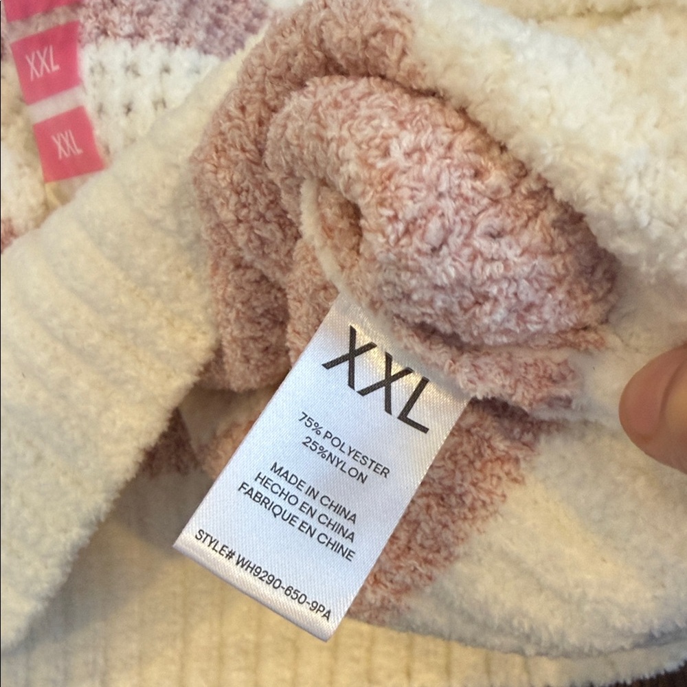 BearPaw Pink and White Striped Crew Neck Sweater - Picture 4 of 5
